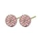 Gp Glitterball Light Rose 8Mm Earring