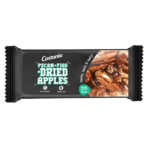 Castania Pecan Figs and Dried Apples Cereal Bar, 38g