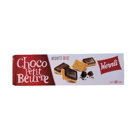 Wernli Chocolate And Butter Mini Assorted Biscuits 125g