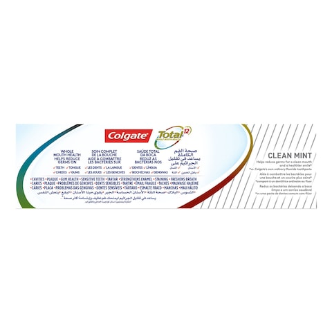 Colgate Total 12 Hour Protection Clean Mint Toothpaste 150ml