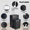 TACH Connectable 2 Pcs Luggage Set   20&quot; &amp; 28&quot; Spinner Luggage with TSA Locks   Hard Shell  Patented Built-In Connecting System Easily Links 6 Bags - Grey