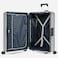 Eminent Vertica Hard Case Travel Bag Medium Luggage Trolley Polypropylene Lightweight Suitcase 4 Quiet Double Spinner Wheels With Tsa Lock B0006 Grey
