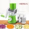 Generic Multifunctional Manual Vegetable Cutter Slicer Machine Rotary Potato Carrot Slicer Grater Kitchen Gadget Cooking Tool
