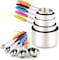 Control Kitchen Skeido Measuring Cups And Spoons Set 10 Piece