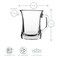 LAV Zen Glass Mug 6 Count 225ml