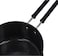 Royalford 16cm Hard Anodized Saucepan, Steamer Pot With Handle Rf10013, 3 Layer Construction Heavy Gauge Virgin Aluminium Ideal For Reheating, Sauces, Soup, Egg Boil, Black
