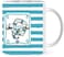 Giftex 11Oz White Mug, With Nautical Theme Pic Printed