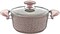OMS 24 CM Brown Non Stick Granitec Casserole - Made In Turkey