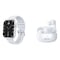 X.Cell G9 Signature Smartwatch White and Soul 14 Pro Truly Wireless Bluetooth In-Ear Earbuds White