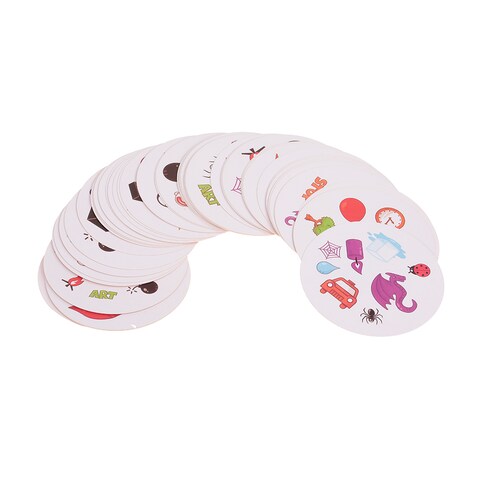 Generic-Spot It Cards Table Games Play Cards Kids Toy Game Number One for Family Fun