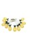 Generic - 10 Led Pineapple Light Fairy String Lights Yellow