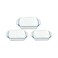 Pyrex Optimum Rectangular Roaster 3 Count