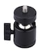 Generic - Mini Ball Head Mount For Camera Tripod Black