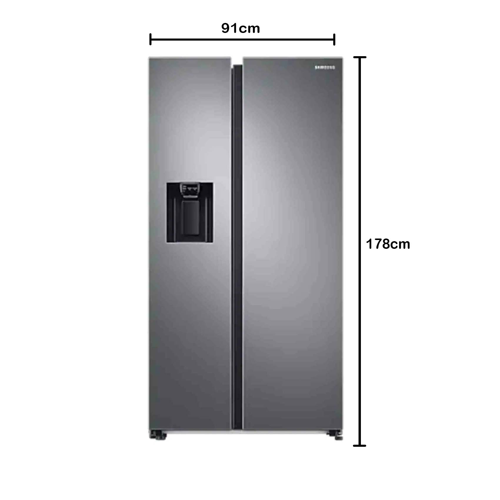 SAMSUNG Fridge RS68A8820S9 634 Liter Silver