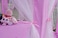Generic Kids Pink Hexagon Stable Play Tent Princess Fairy Tale Tent Playground Children Girls Castle Little Playhouse
