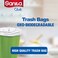 Sanita Club 8 Gallon Oxo-Biodegradable Medium White 4 Garbage Bags