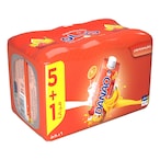 Buy Danao Orange Banana And Strawberry Juice Drink With Milk 180ml Pack of 6 in UAE