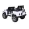 RBWTOYS - Power Electric 2022 Jeep Gravity XXL  12V Battery &amp; Two Seats S609 (WHITE) 130x85x78cm.