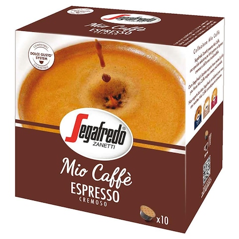 Buy Segafredo Zanetti Mio Caffe Espresso Cremosso Coffee Capsules 10 Capsules in Saudi Arabia