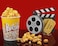 Vsell24 46Oz Retro Style Disposable Popcorns Bowl Large Leak Proof Popcorn Buckets (Pack Of 25)