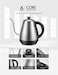Wtrtr Electric Gooseneck Kettle With Variable Temperature Control Pour Over Coffee Kettle And Tea Kettle, 1000W Quick Boiling Water Kettle