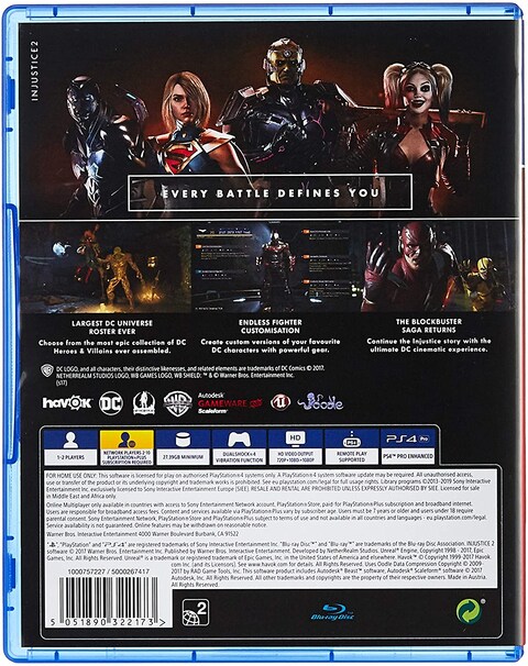 Injustice 2 PS4