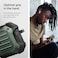 Spigen Tough Armor designed for Airpods 3 case cover (3rd Generation 2021) with Keychain [Extreme Impact Foam] - Military Green