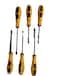 Generic Cobalt Screwdriver Set 6 Pieces Yellow Heavy