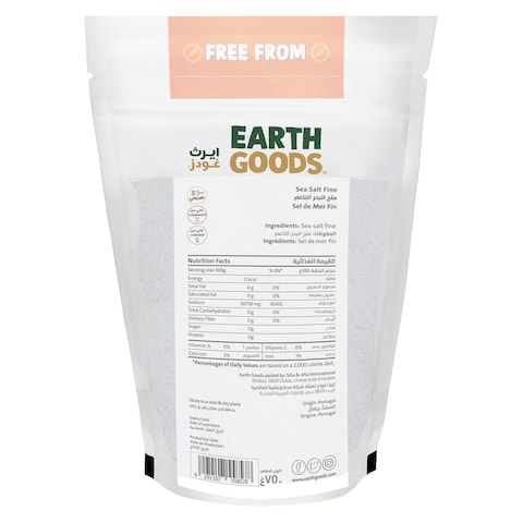 Earth Goods Fine Sea Salt 750g