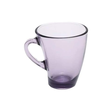 Pasabahce Glass Mug - Purple - 170Cc