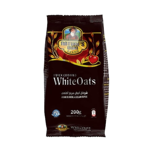 Nature&#39;s Own Brand Quick Cooking White Oats 200 gr