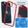 Spigen Ultra Hybrid designed for iPhone 14 case cover - Red Crystal