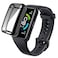 Protective Shock Proof Case Cover For Honor Fit Band 6 Black
