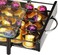 1CHASE&reg;️ Glass Top Coffee Capsule Holder With Drawer, 40 Pcs Nespresso Coffee Pods Holder, Home ,Kitchen, Office and Counter Organizer