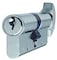 Abbasali Door Cylinder 70Mm With One Side Knob &amp; One Side 3 Key Sn