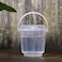 Royalford Transparent Bucket With Lid, 11L Plastic Bucket Rf10691 Comfortable Handle For Easy Grip Multifunctional Ideal For Home, Garden, Diy Bucket Leakproof Bucket With Lid
