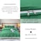 Deals For Less Luna Home Premium Quality Basic Single Set Of 4 Pieces, Duvet Cover Set, Green