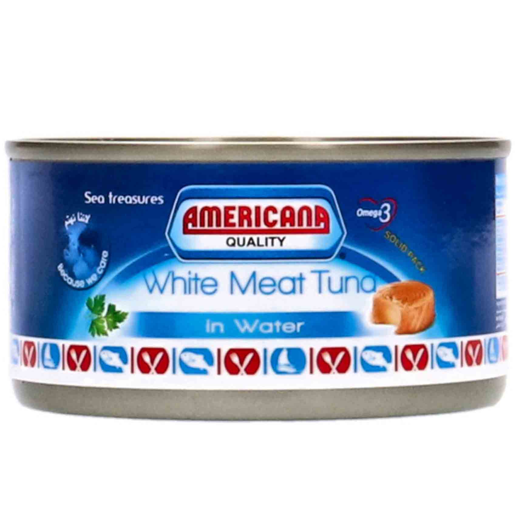 Americana Meat Tuna Solid In Water 160 Gram