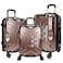 VIPTOUR Trolley Luggage Set of 3 PCS TPC Hard Side Spinner Wheels With TSA Lock
