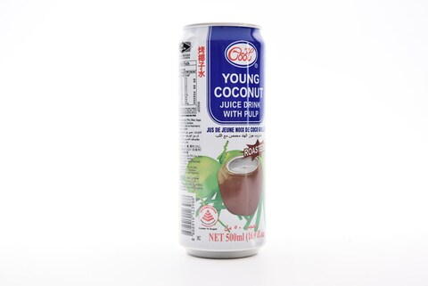 Ice Cool Roasted Young Coconut Juice With Pulp 500ml