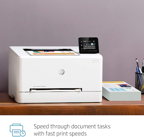 HP Color Laserjet Pro M255Dw Wireless Laser Printer, Remote Mobile Print, Duplex Printing, Works With Alexa (7Kw64A)