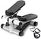 Mini Stepper Trainer Adjustable Height Stepper Exercise Machine with Resistance Bands and LCD Monitor Air Climber Stepping Fitness Machine