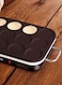 2-in-1 Pancake And Mini Crepe Maker 1600W Black