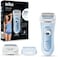 Braun Silk-Epil Lady Shaver 5160, Wet &amp; Dry, Cordless Use With Battery + 3 Attachments