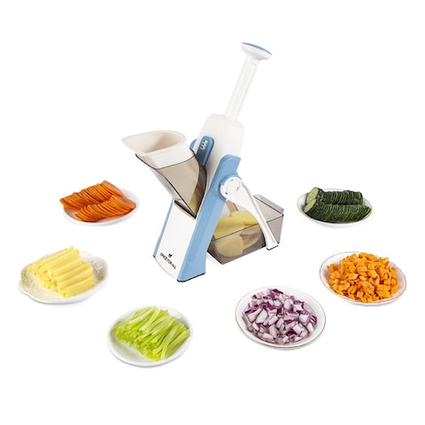 ONCE FOR ALL Mandoline Vegetable Slicer Adjustable Thickness Potato Onion Chopper Safe Upright Dicer Fruit &hellip;