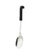 SUNNEX SILVER SOLID SPOON |BLACK HANDLE