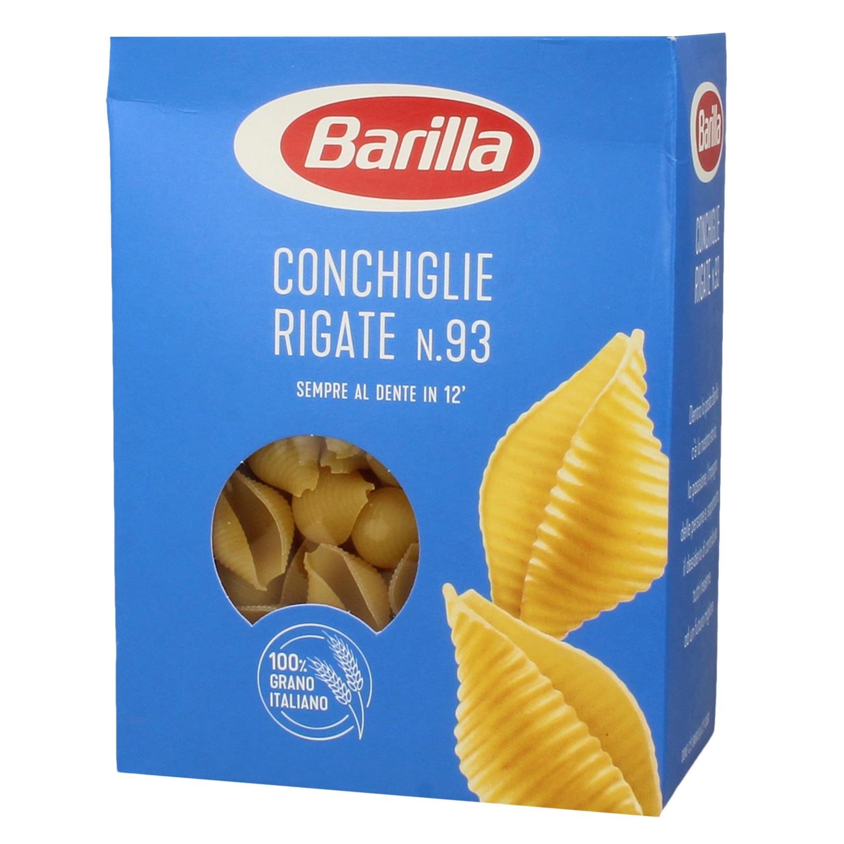 Barilla Conchiglie Pasta Rigate No.93 500 Gram product thumbnail 4