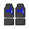 Sparco PVC Car Mats 4PCS Set. with Blue Logo