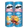 Pringles Salt and Vinegar Potato Chips, 165g Pack of 2