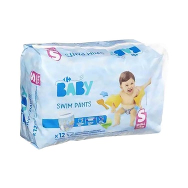 كارفور سراويل السباحة للأطفال صغيرة 7-17 كغ 12 حفاض